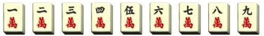 Mahjong Characters Suit